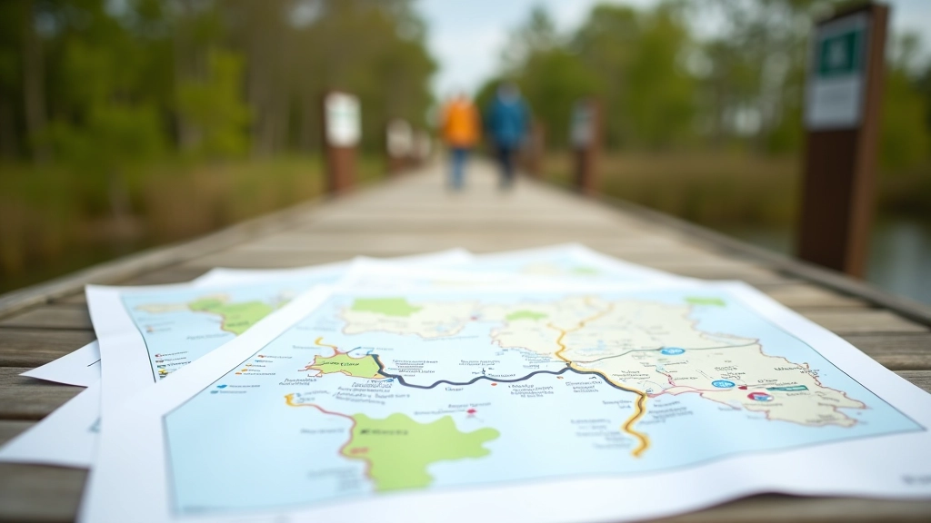Accessible trail signage and route maps